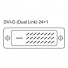 Rallonge DVI-D dual link M/F 2m