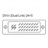 Cordon DVI-I dual link M/M 50cm