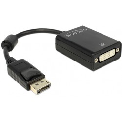 Convertisseur actif DisplayPort mâle / DVI-I femelle cordon 11cm