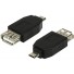 Adaptateur Micro USB mâle vers USB A femelle monobloc