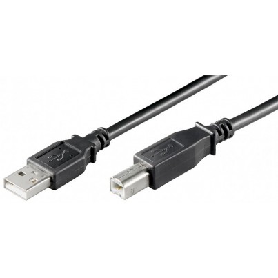 Cordon USB 2 AB M/M 1m