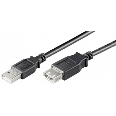 Rallonge USB 2 AA M/F 1m