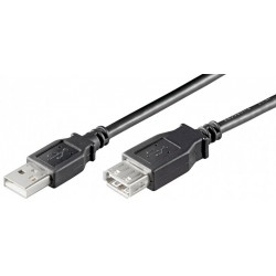 Rallonge USB 2 AA M/F 1,80m