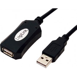 Câble répéteur USB 2.0 AA M/F 5m 