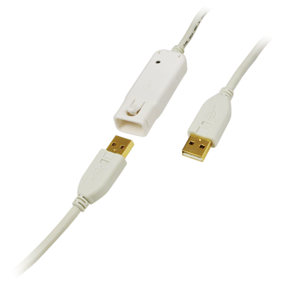 Câble répéteur USB 2.0 AA M/F 12m 