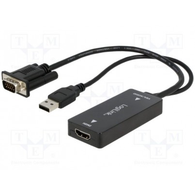 Convertisseur VGA+Audio vers HDMI 