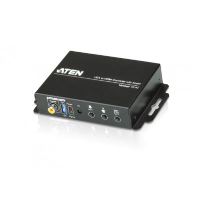 Convertisseur VGA+Audio vers HDMI avec scaler