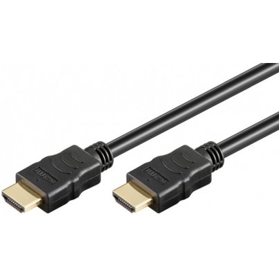 Cordon HDMI High speed Ethernet noir 50cm