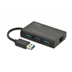 Hub USB 3.0 3 ports+ RJ45