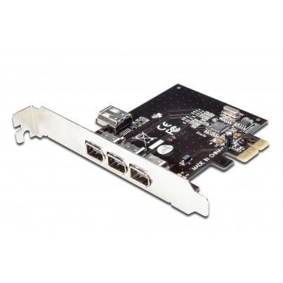Carte PCI Express Firewire 400 (1394a) 4 ports