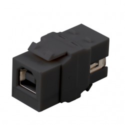 Traversée USB 2.0 AB- Noire