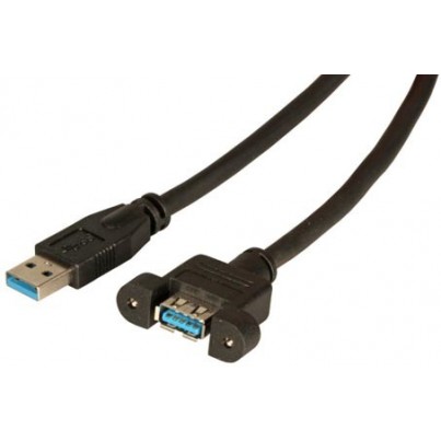 Rallonge USB 3.0 sur panneau 1,00m