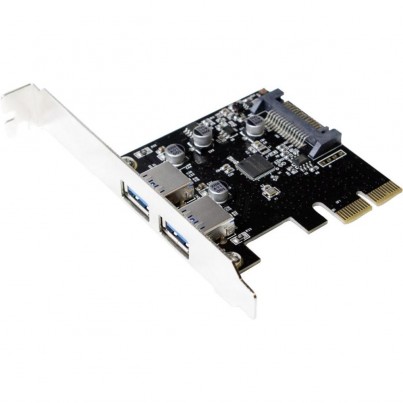 Carte PCI express 2 ports USB 3.1 