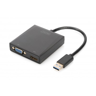 USB 3.0 vers HDMI + VGA