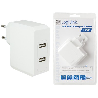 Adaptateur Secteur / 2 ports USB 