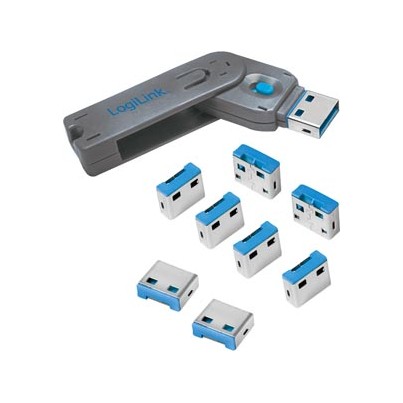 Kit 8 verrouillages USB + 1 clé