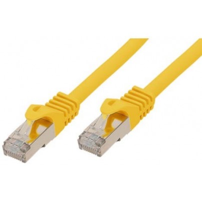 Cable RJ45 CAT7 S-FTP 1m jaune