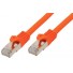 Cable RJ45 CAT7 S-FTP 1m orange