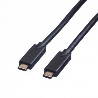 Cordon USB-C vers USB-C 50cm noir