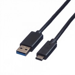 Cordon USB-C vers USB3 A 2m noir