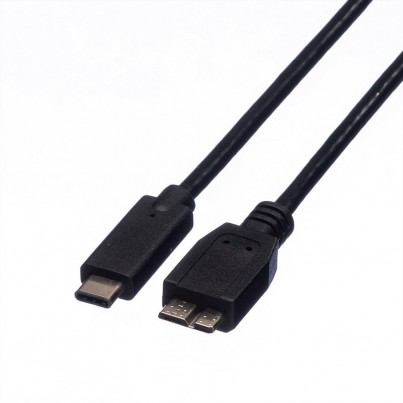 Cordon USB-C vers micro USB3 50cm noir