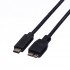 Cordon USB-C vers micro USB3 50cm noir