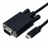 Cordon USB-C vers VGA 1m