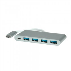 Hub USB-C vers 4 x USB3+C(charge)